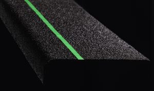 FibreGrip anti-slip stair nosing with LumiGlo